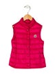Moncler Moncler Girls' Pink Down Vest