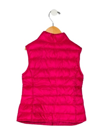 Moncler Moncler Girls' Pink Down Vest
