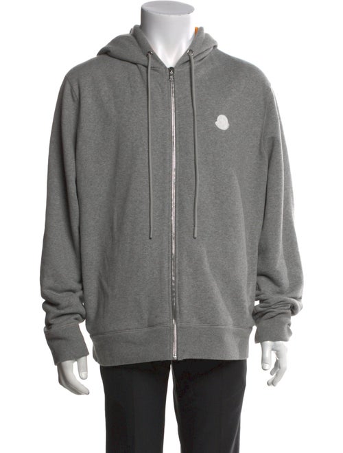 Moncler V-Neck Long Sleeve Hoodie