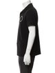 Moncler V-Neck Short Sleeve Polo Shirt