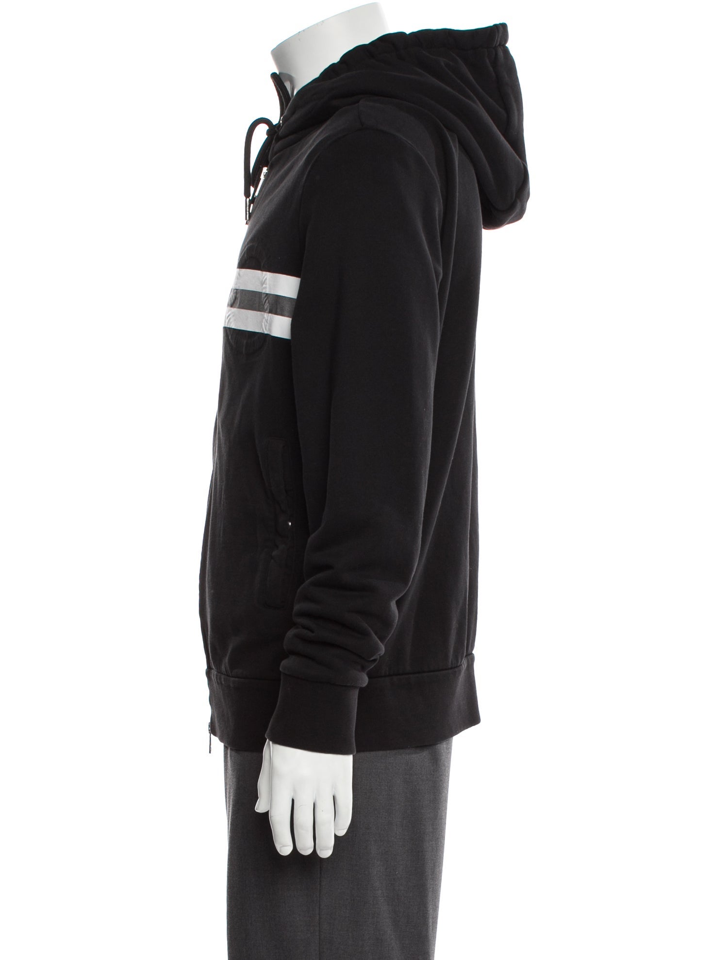 Moncler Colorblock Pattern Crew Neck Hoodie