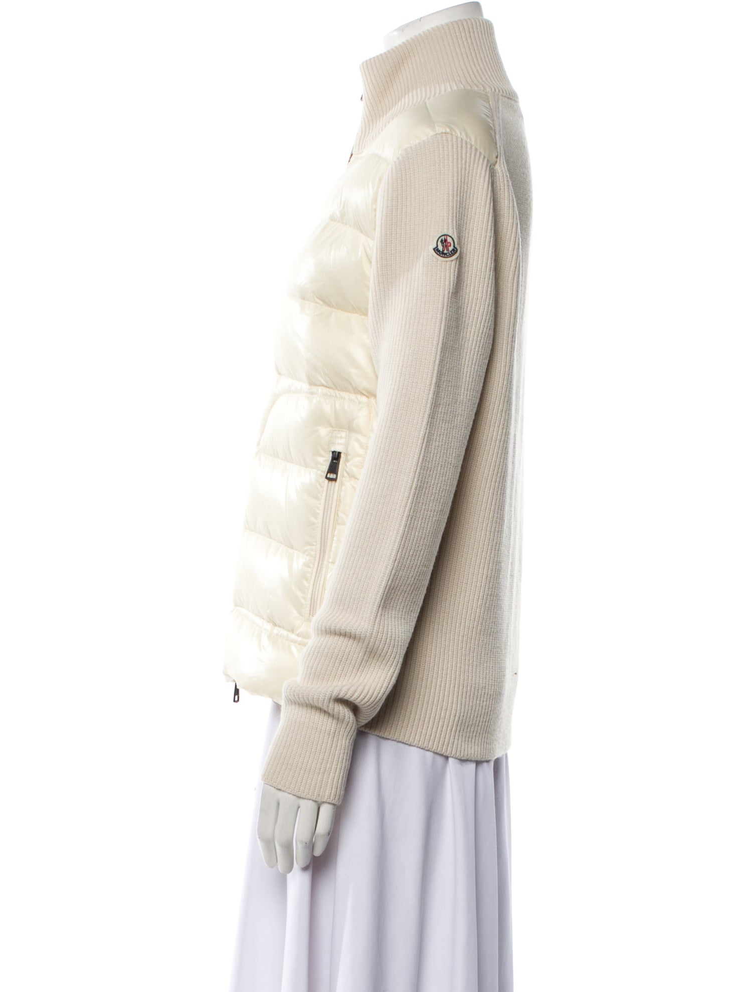 Moncler Striped Down Jacket