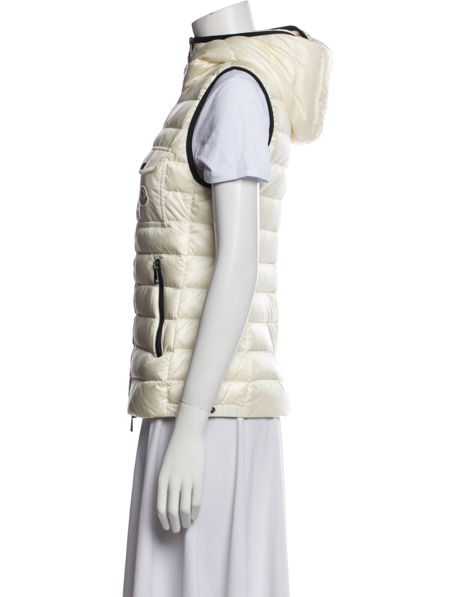 Moncler Colorblock Pattern Down Jacket