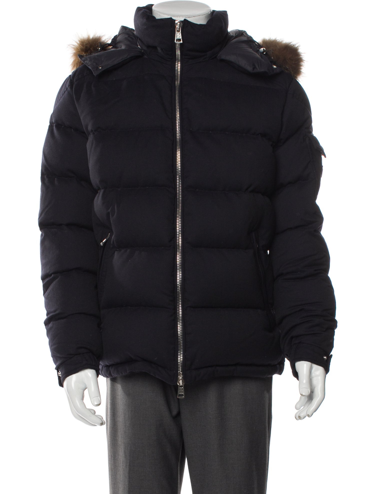 Moncler Virgin Wool Puffer Coat