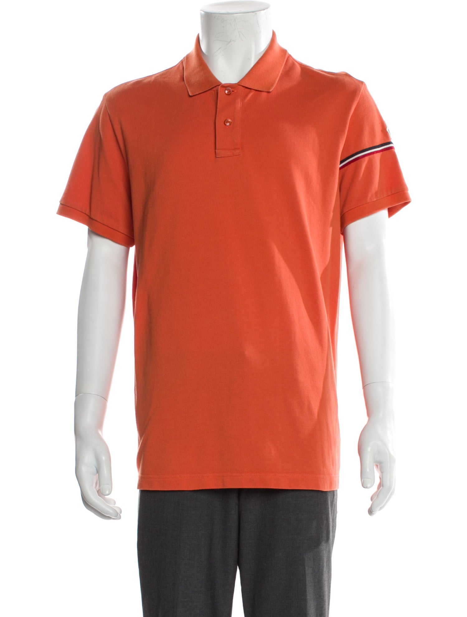 Moncler Collar Short Sleeve Polo Shirt