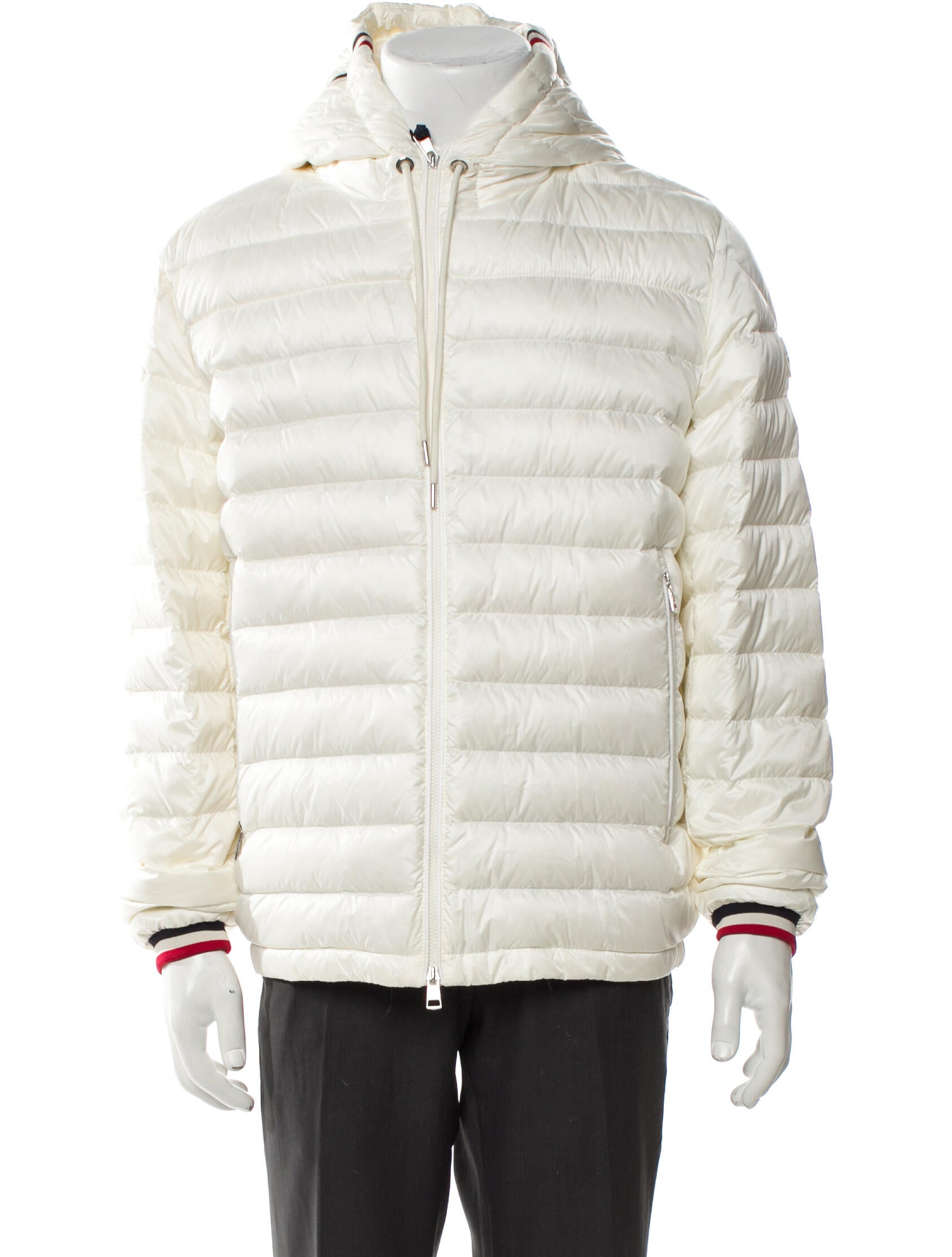 Moncler Striped Puffer Coat w/ Tags