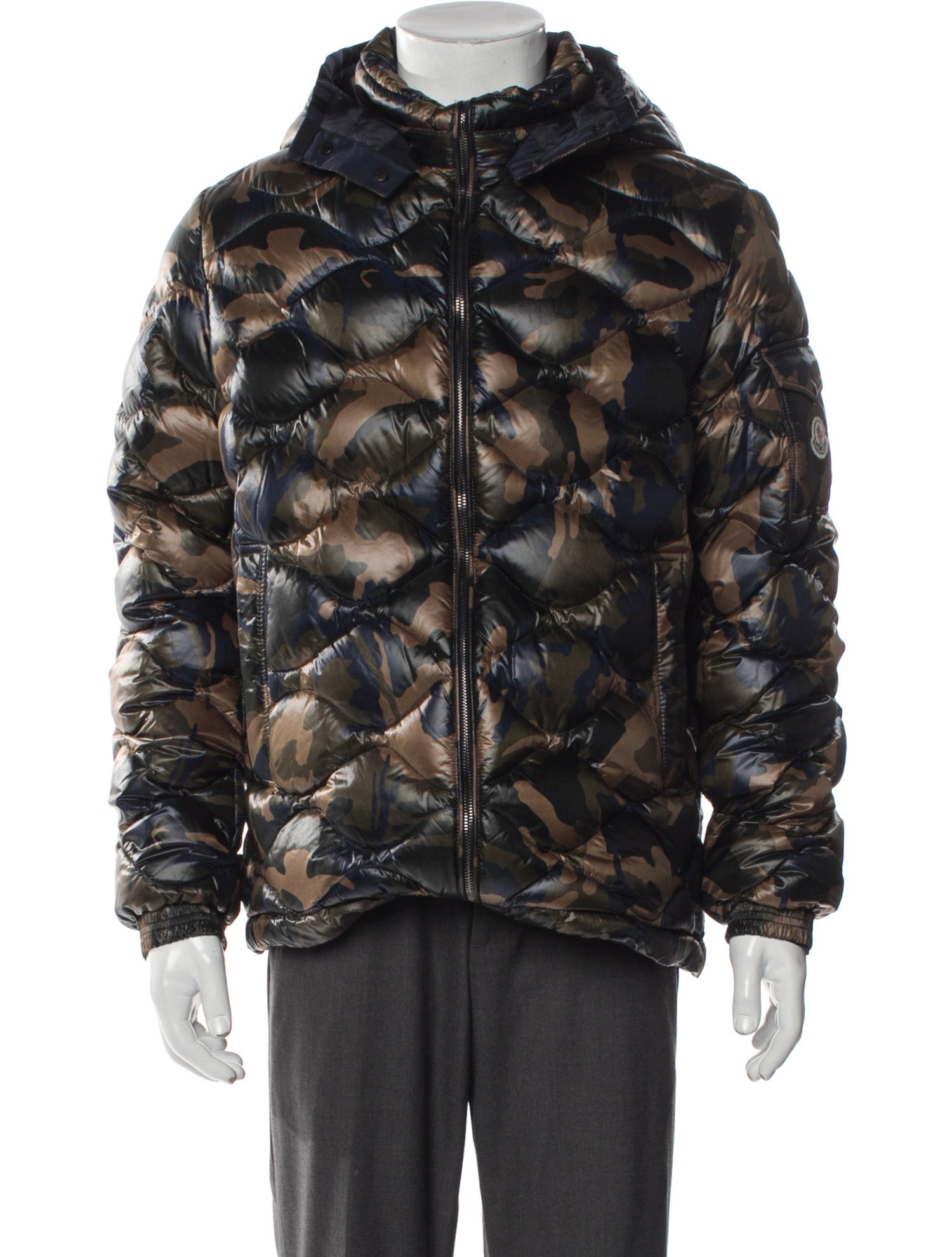 Moncler Printed Puffer Coat