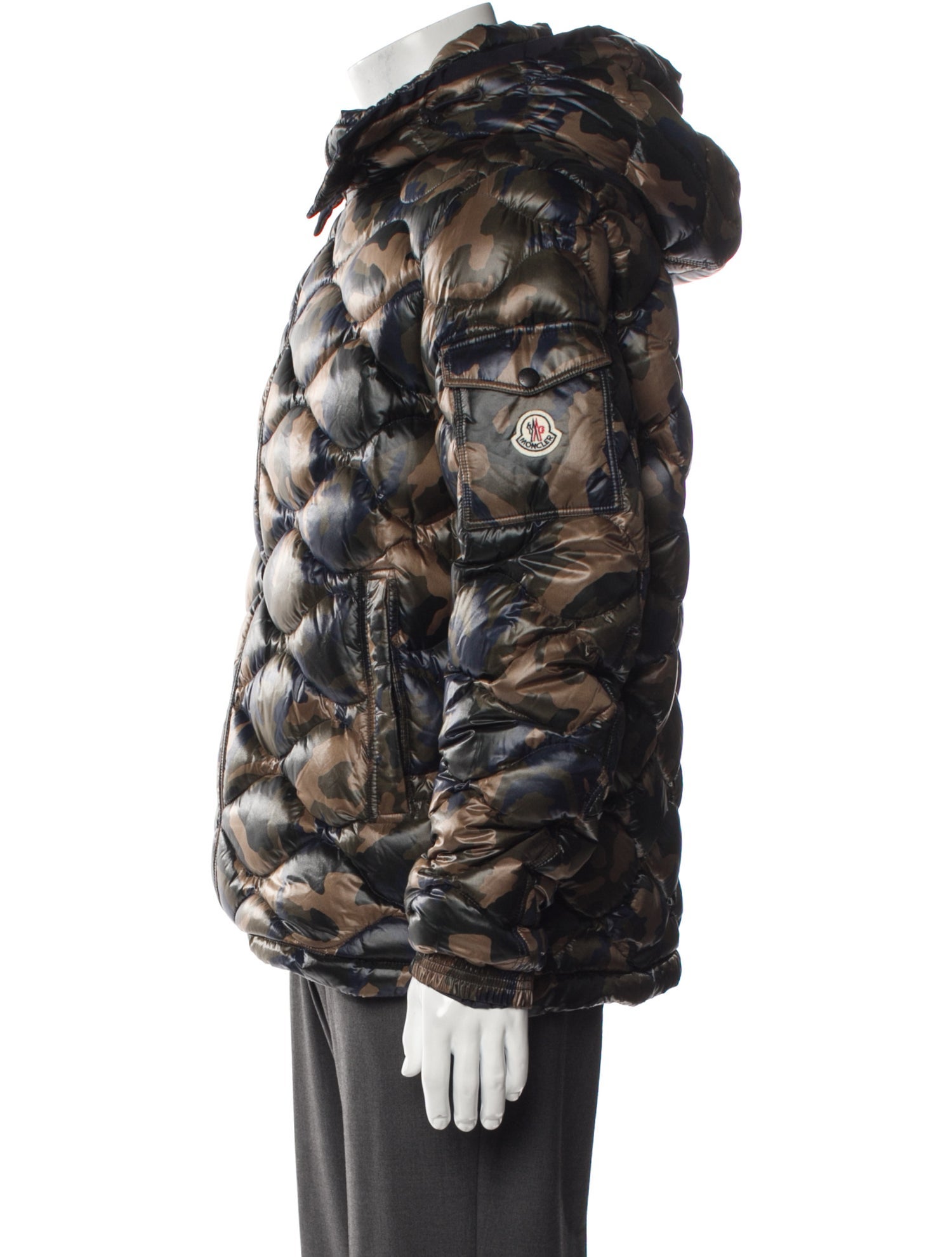 Moncler Printed Puffer Coat