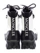 Moncler Patent Leather Colorblock Pattern Combat Boots