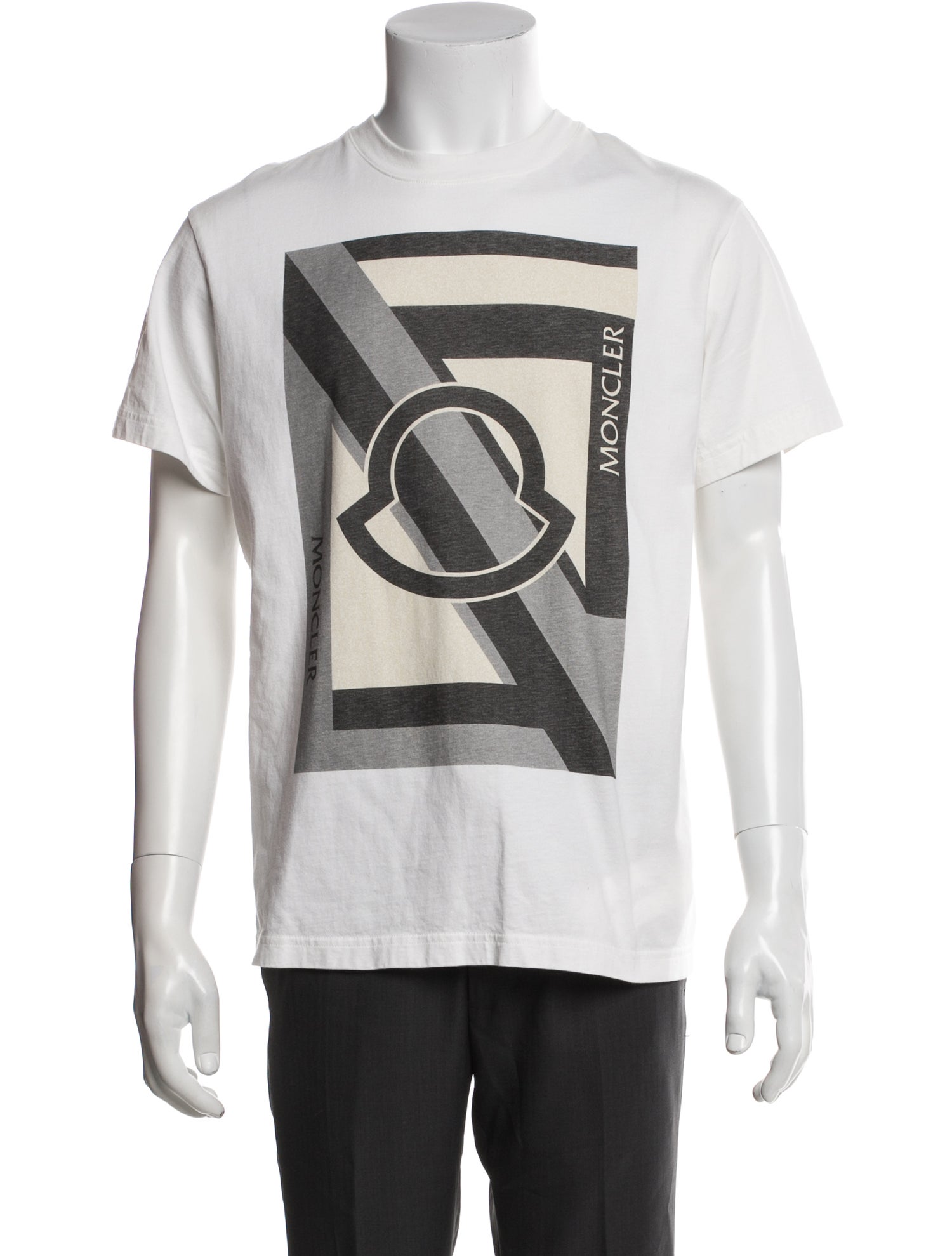 Moncler Graphic Print Crew Neck T-Shirt