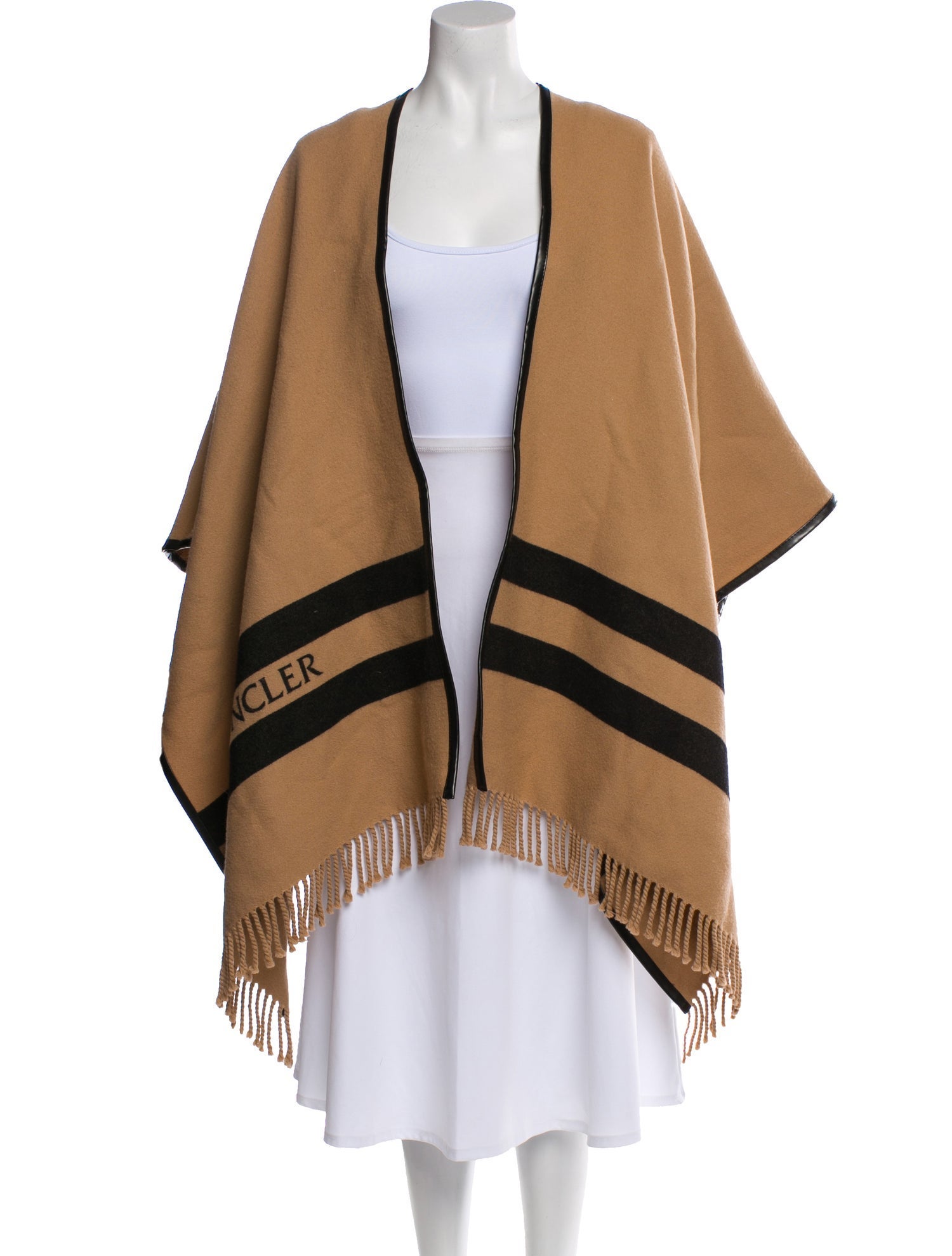 Moncler Wool Striped Shawl