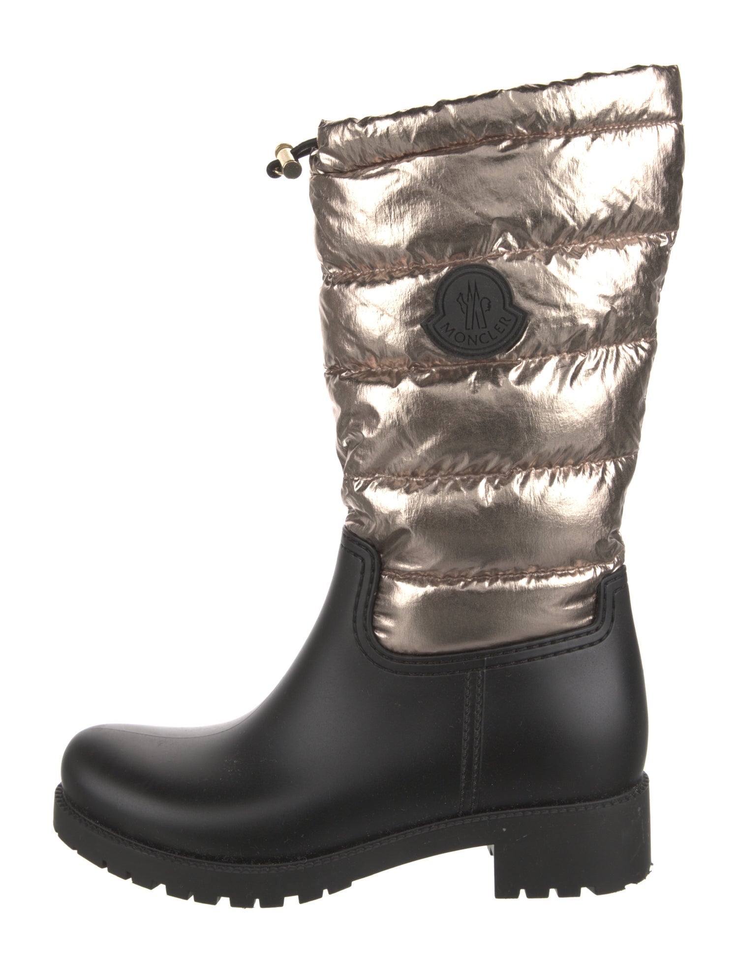 Moncler Rubber Printed Rain Boots