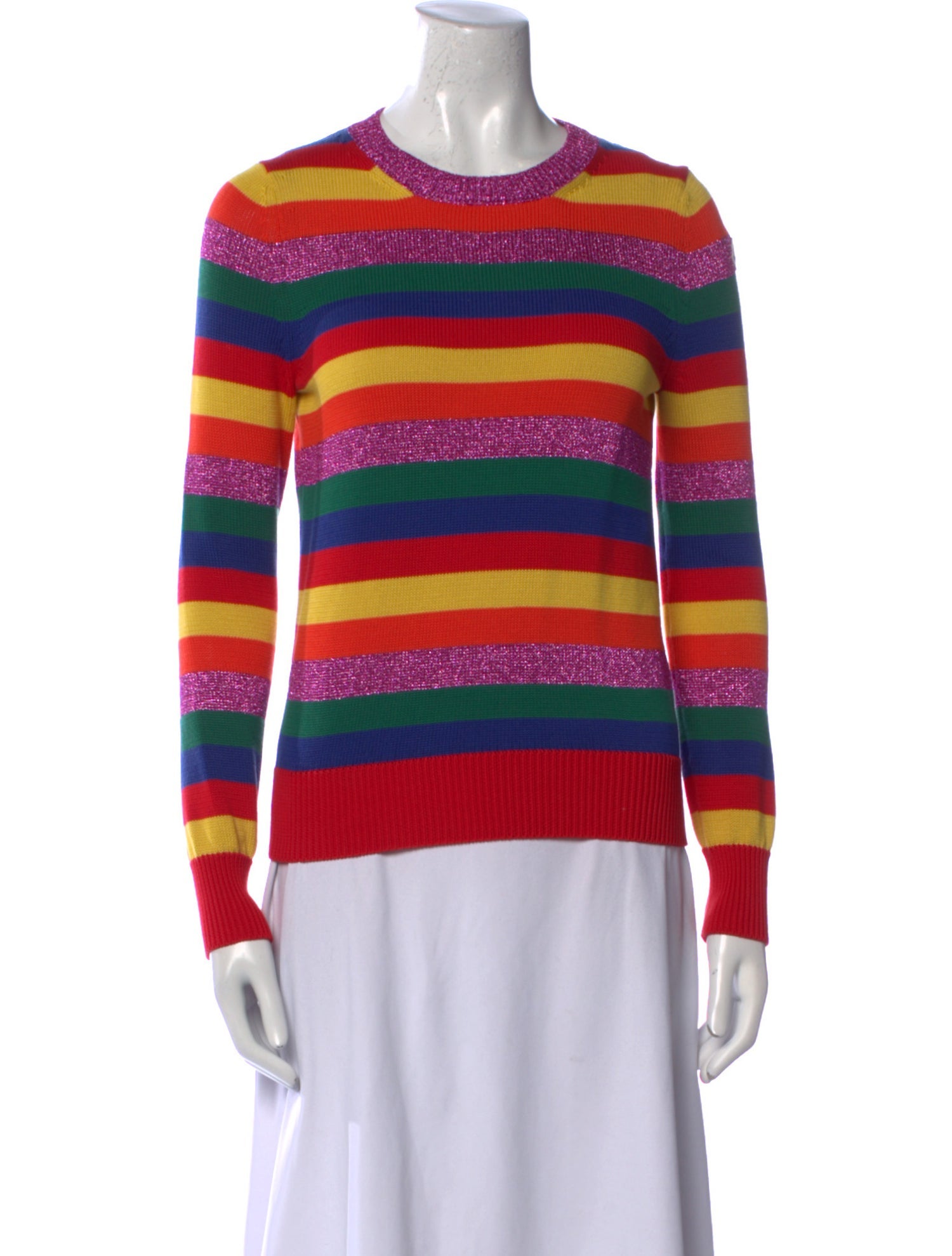 Moncler Striped Crew Neck Sweater