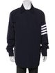 Thom Browne Signature Logo Striped Puffer Coat