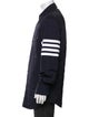 Thom Browne Signature Logo Striped Puffer Coat