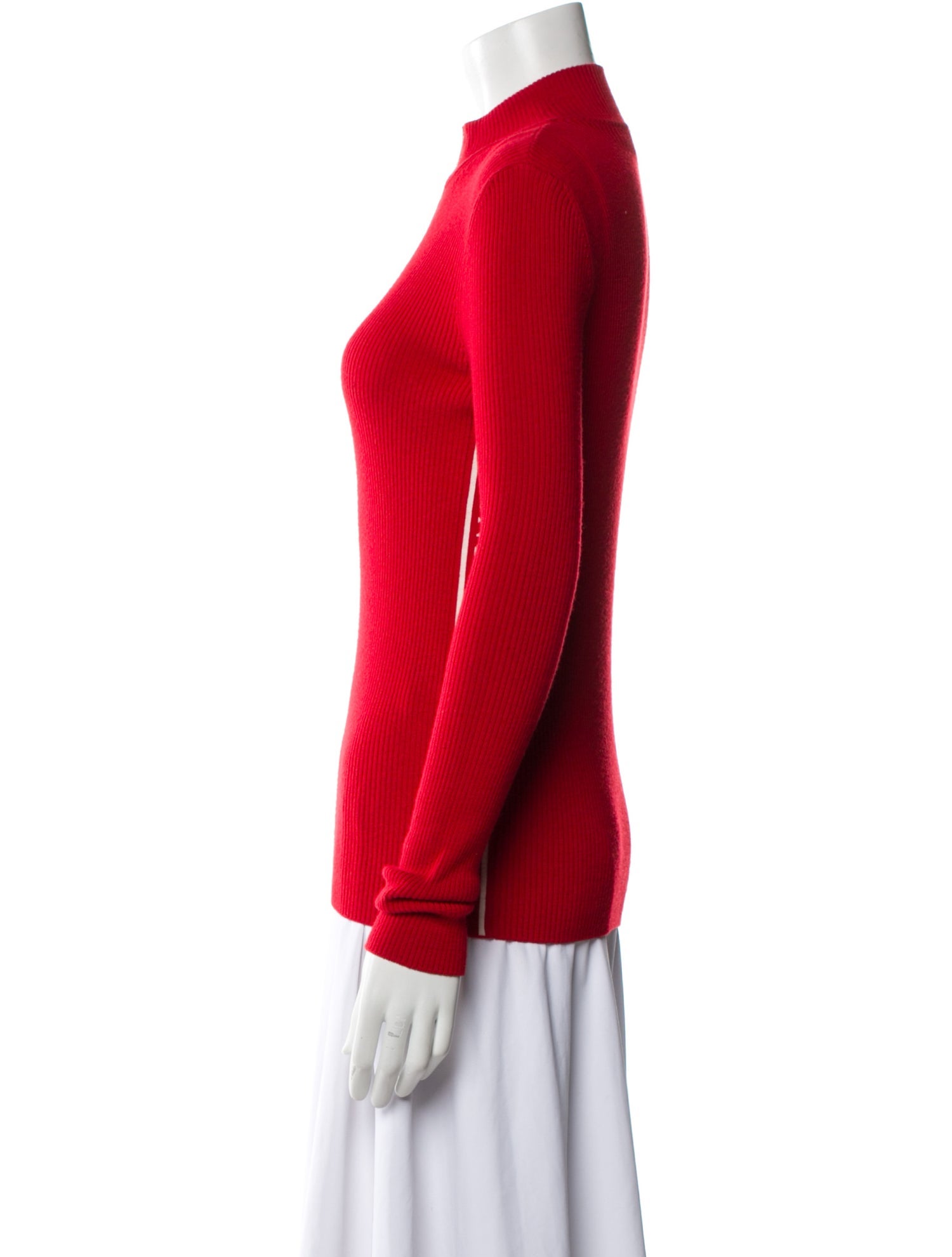 Moncler Virgin Wool Mock Neck Sweater