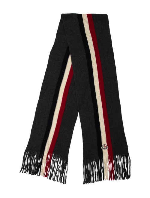 Moncler Wool Striped Scarf