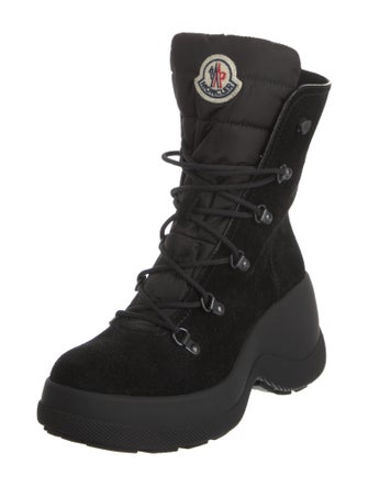 Moncler Suede Combat Boots