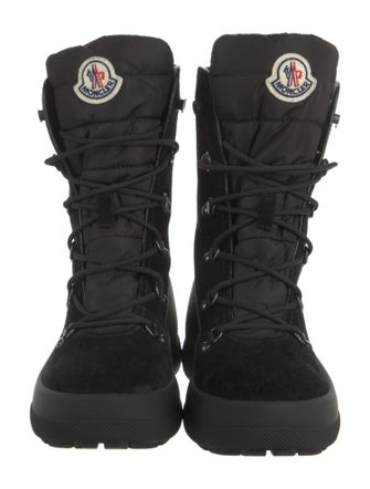 Moncler Suede Combat Boots