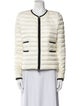 Moncler Nylon Striped Down Jacket