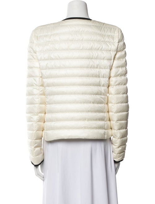 Moncler Nylon Striped Down Jacket