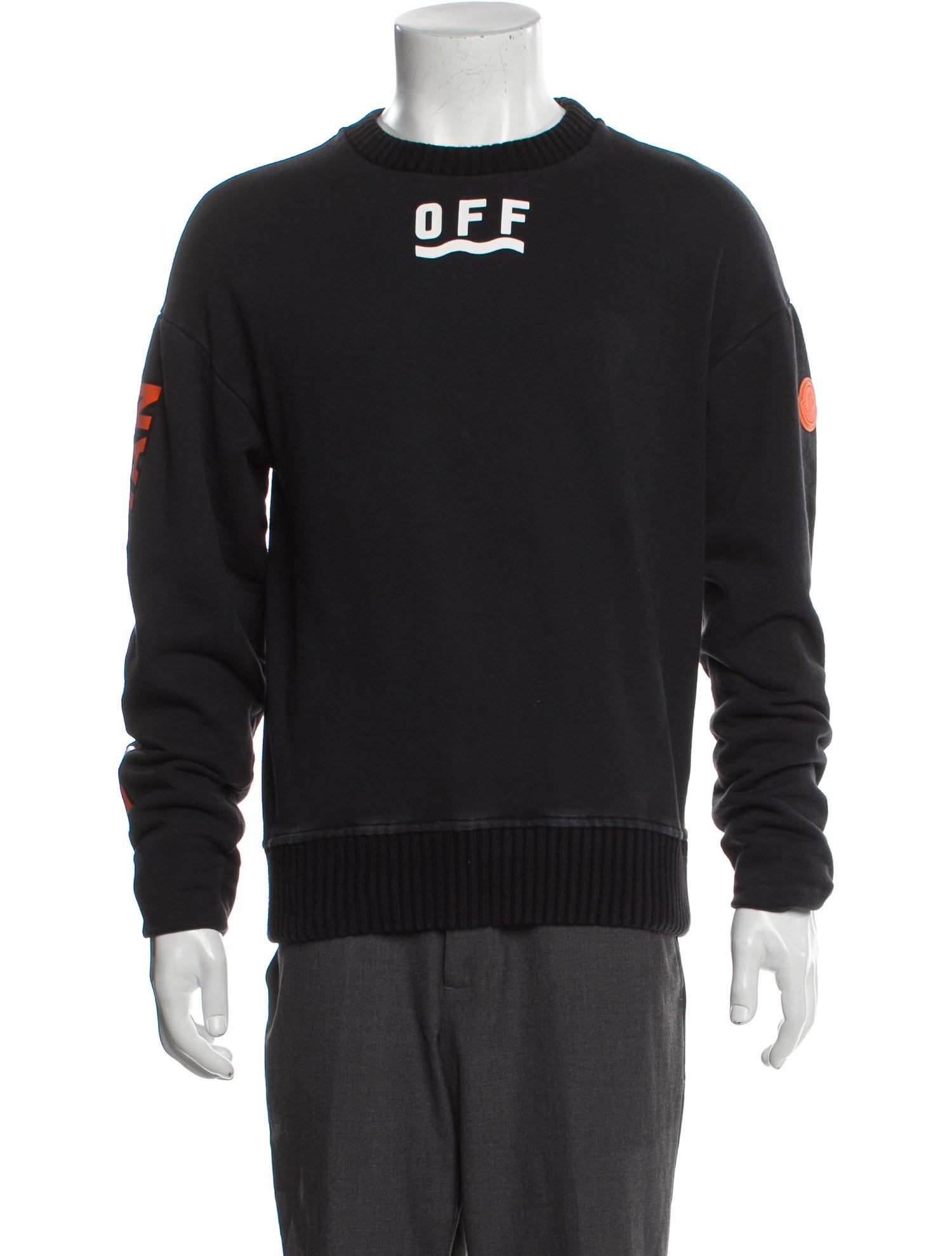 Moncler Graphic Print Crew Neck Sweatshirt