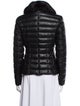 Moncler Leather Down Jacket