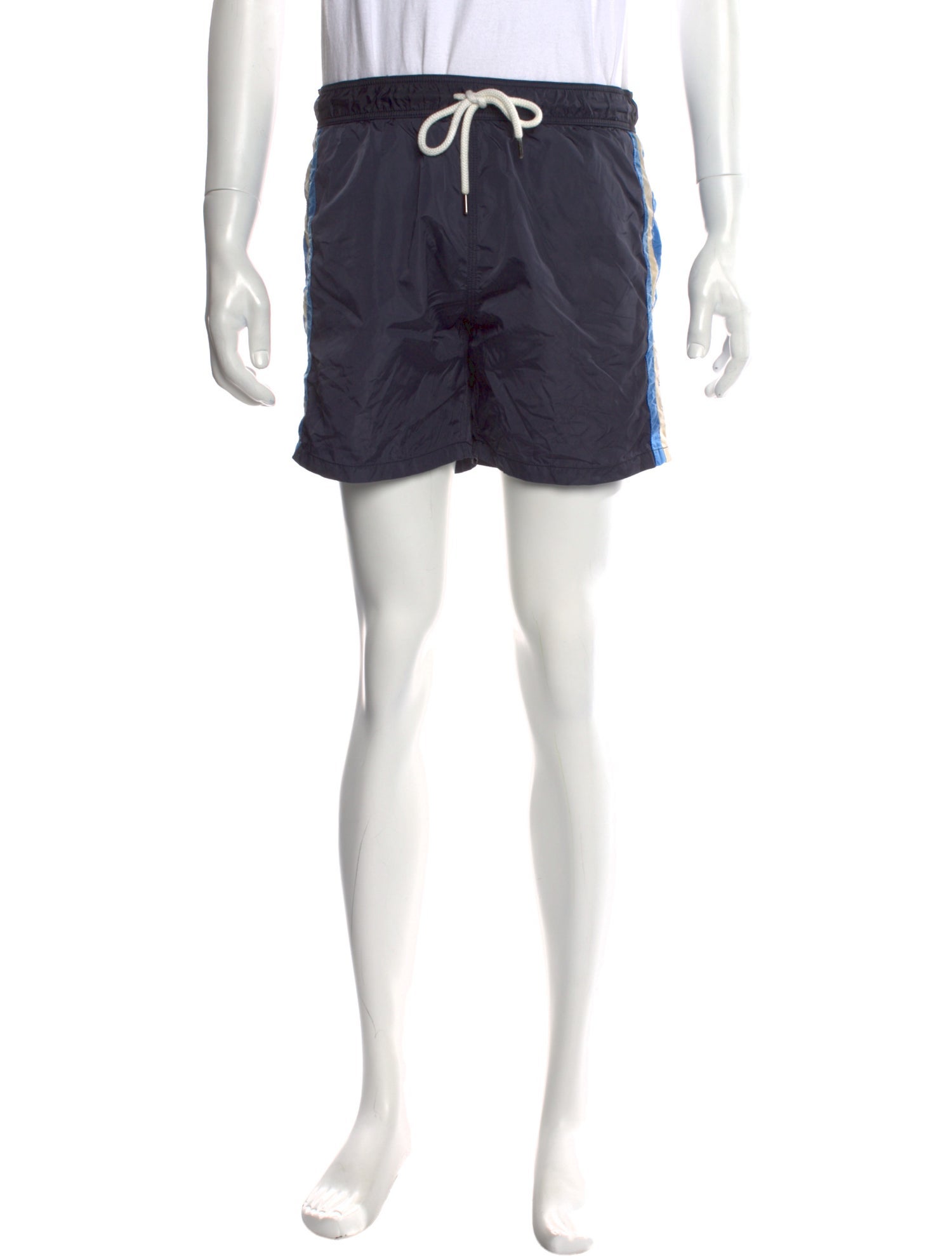 Moncler Vintage Embroidered Accent Swim Trunks