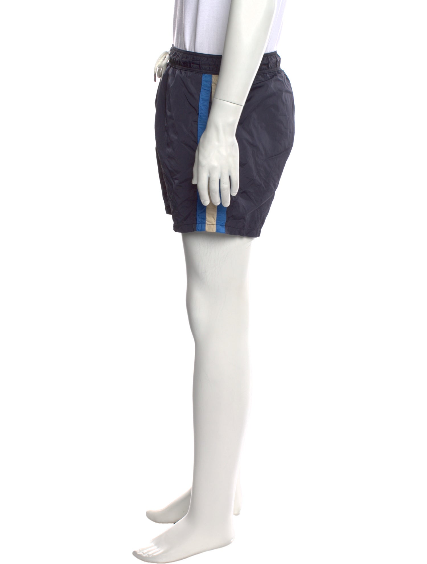 Moncler Vintage Embroidered Accent Swim Trunks