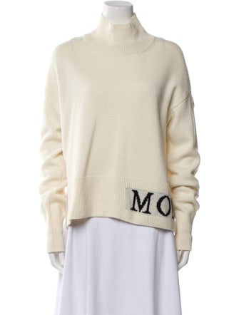 Moncler Wool Mock Neck Sweater