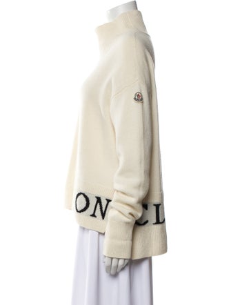 Moncler Wool Mock Neck Sweater