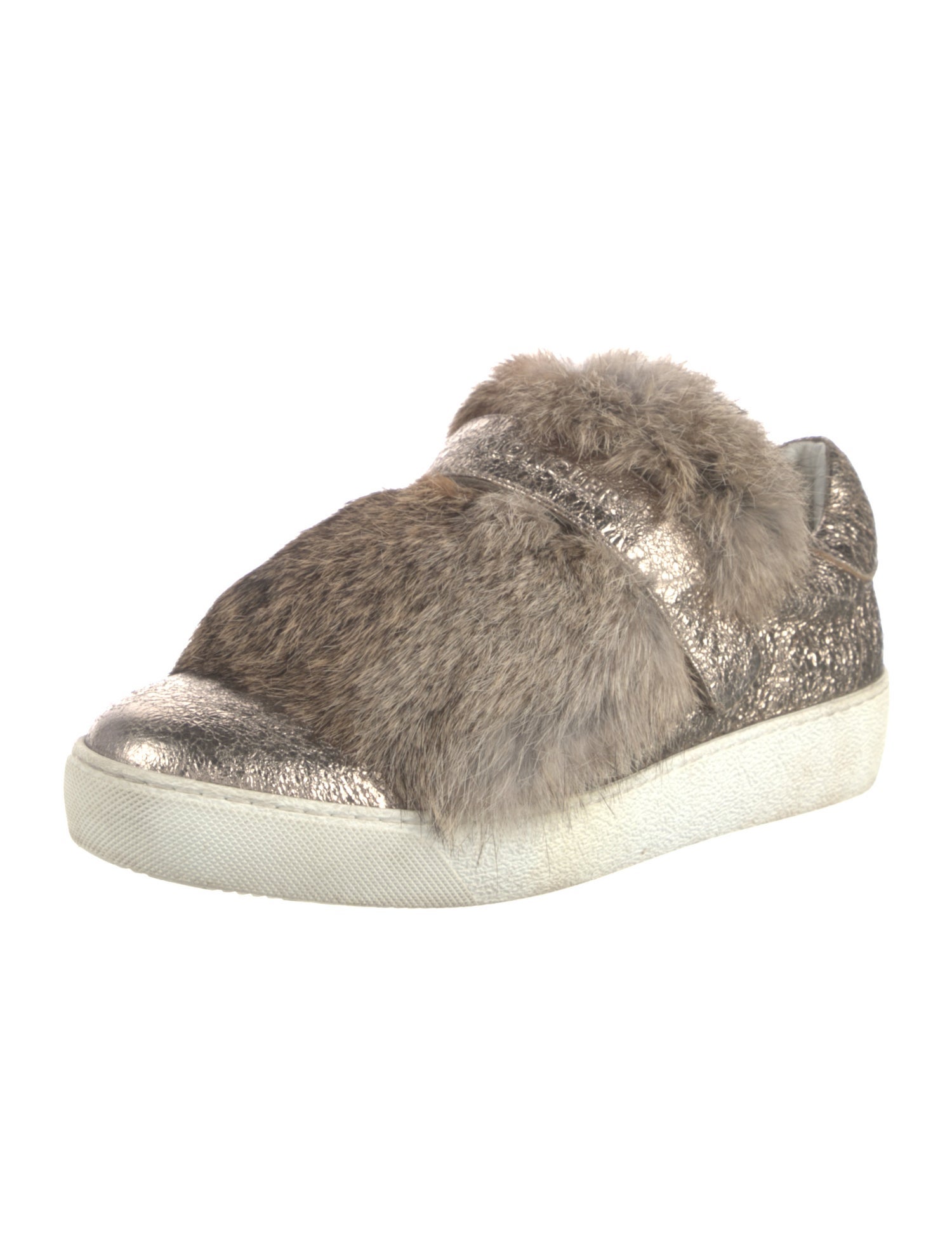 Moncler Leather Colorblock Pattern Sneakers