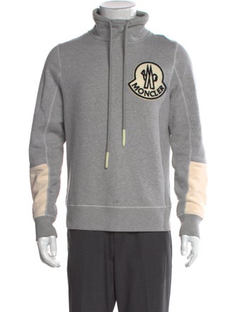 Moncler Colorblock Pattern Turtleneck Sweatshirt