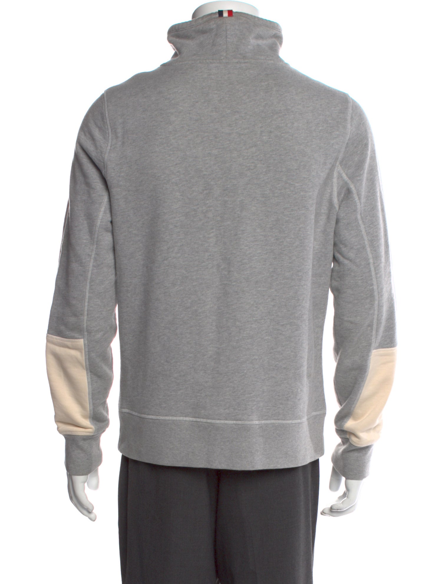 Moncler Colorblock Pattern Turtleneck Sweatshirt