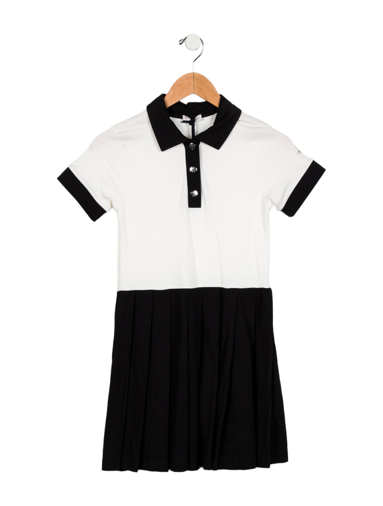 Moncler Girls' Short Sleeve Polo Dress