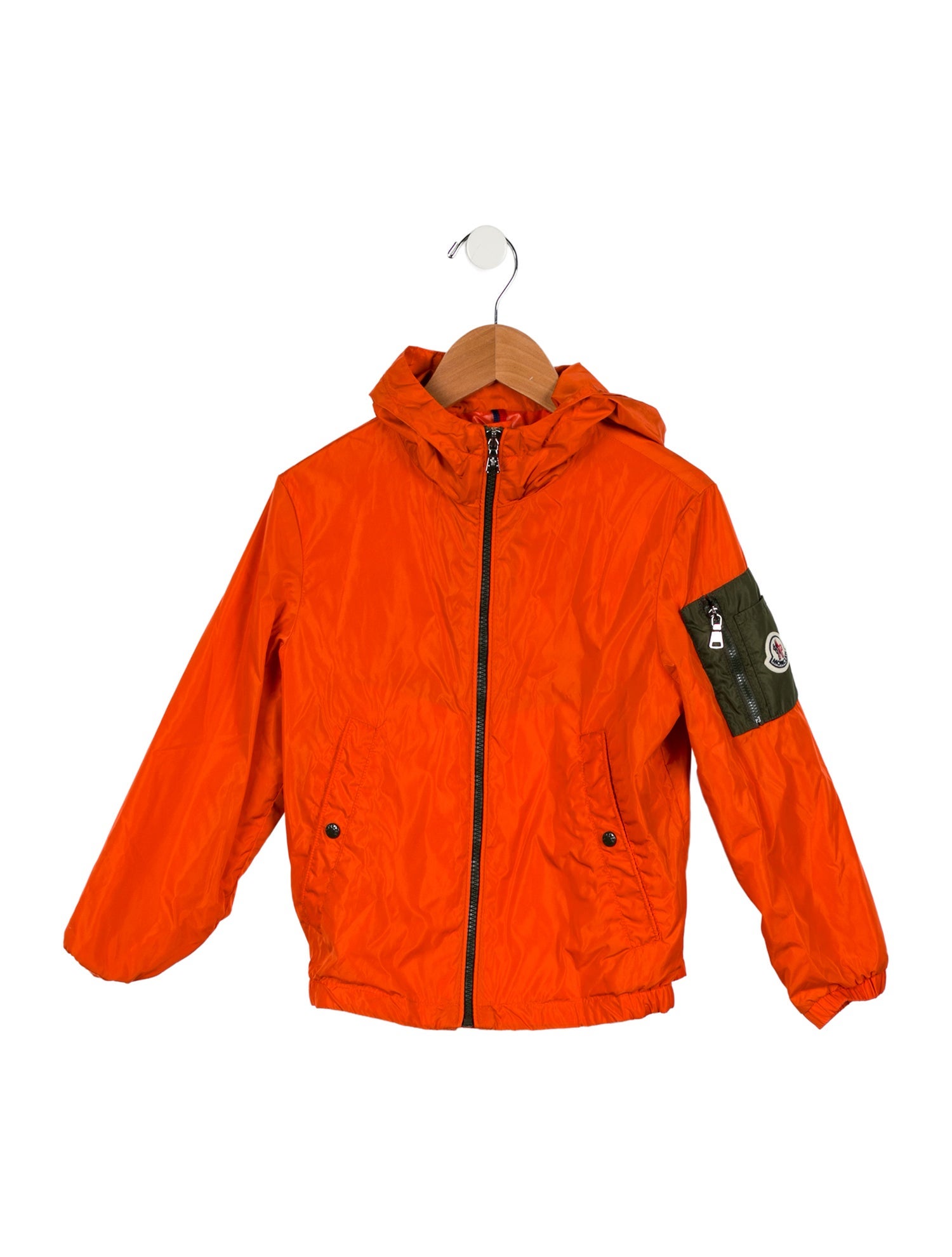 Moncler Kids' Solid Windbreaker Jacket