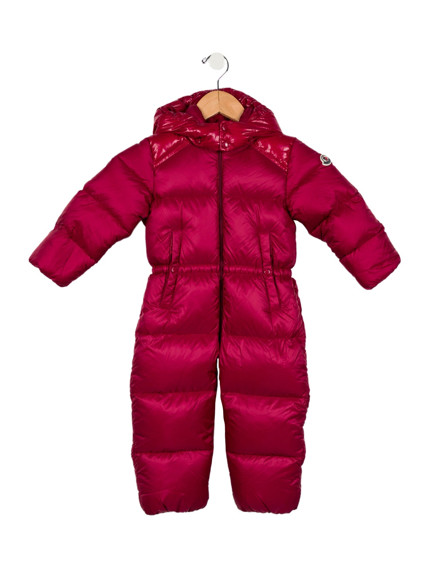 Moncler Girls' Solid Down Snowsuit w/ Tags