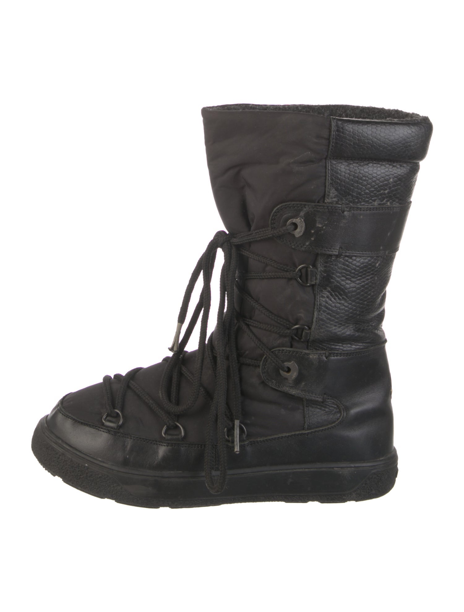 Moncler Nylon Combat Boots