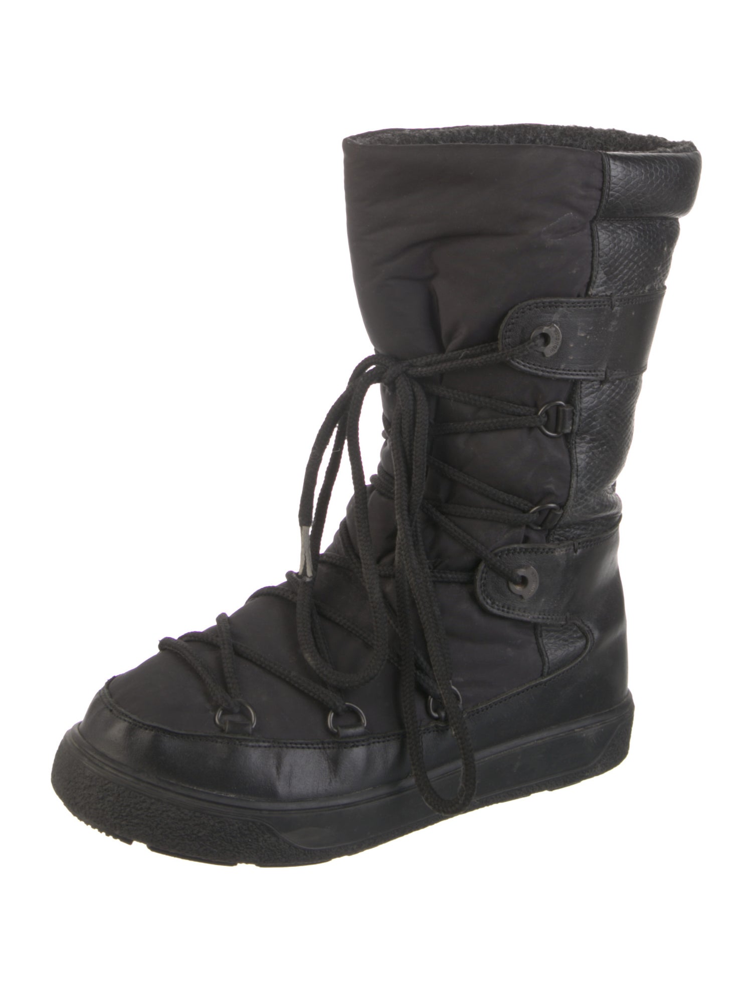 Moncler Nylon Combat Boots