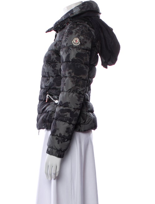 Moncler Wool Printed Down Jacket