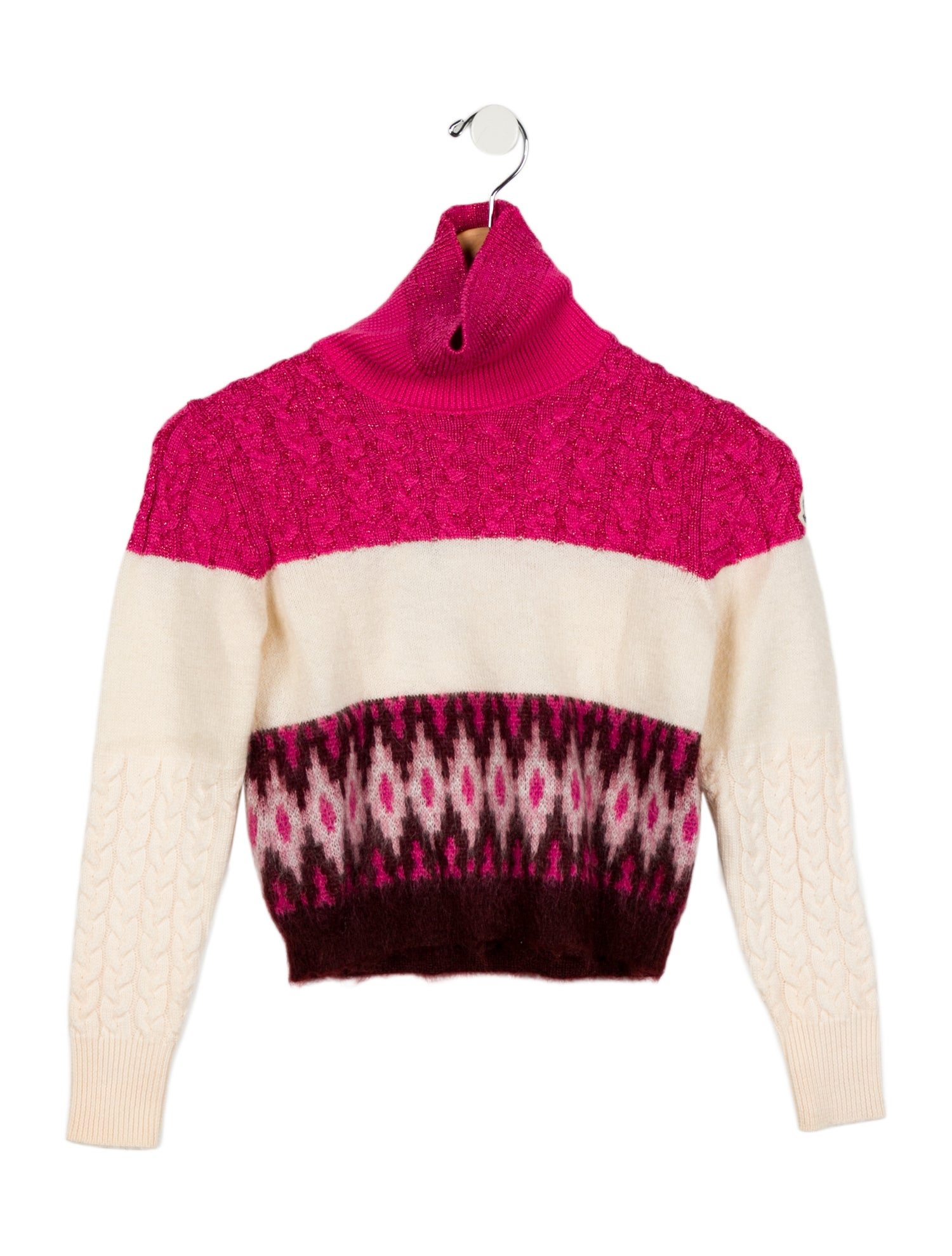 Moncler Girls' Knit Turtleneck Sweater w/Tags