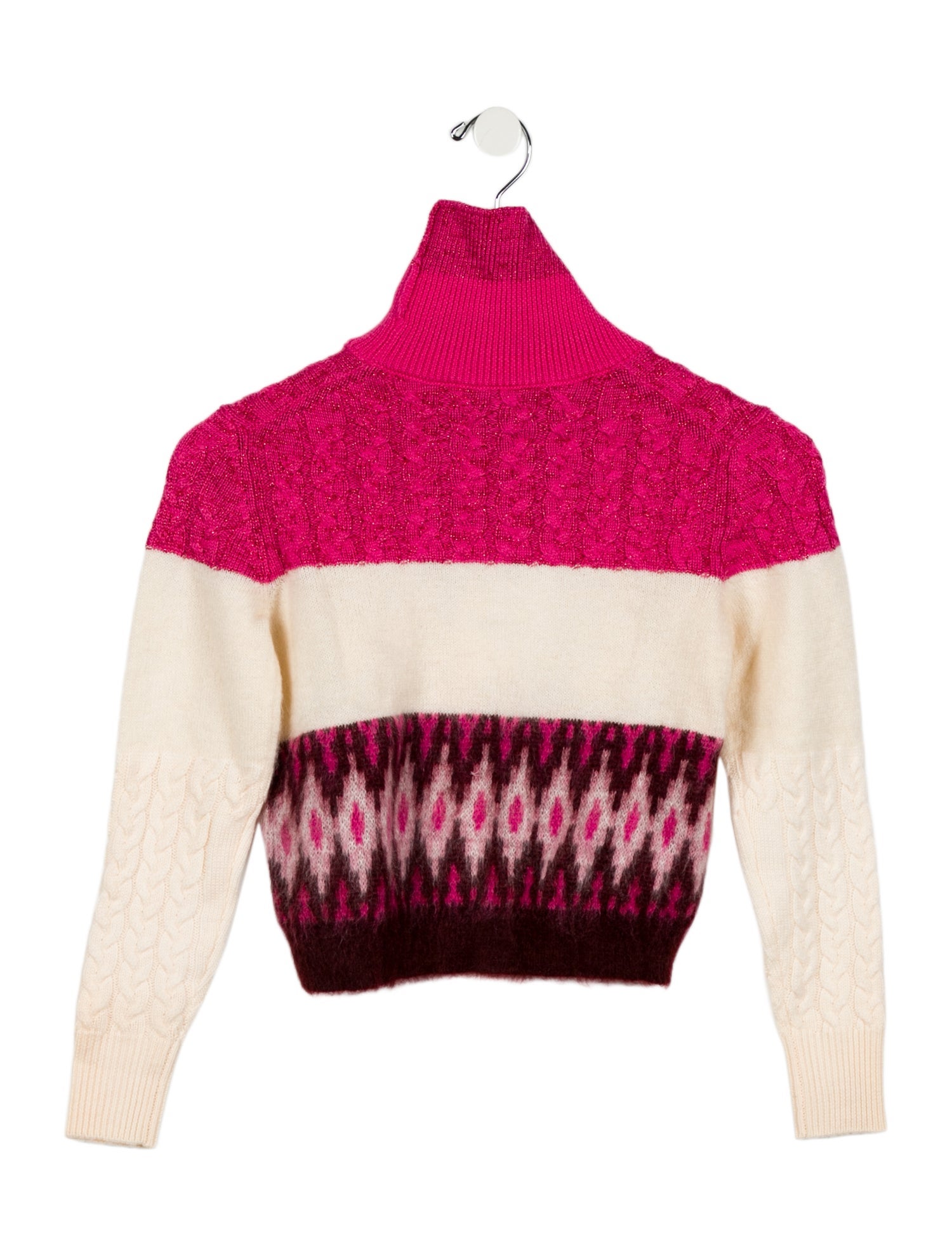 Moncler Girls' Knit Turtleneck Sweater w/Tags