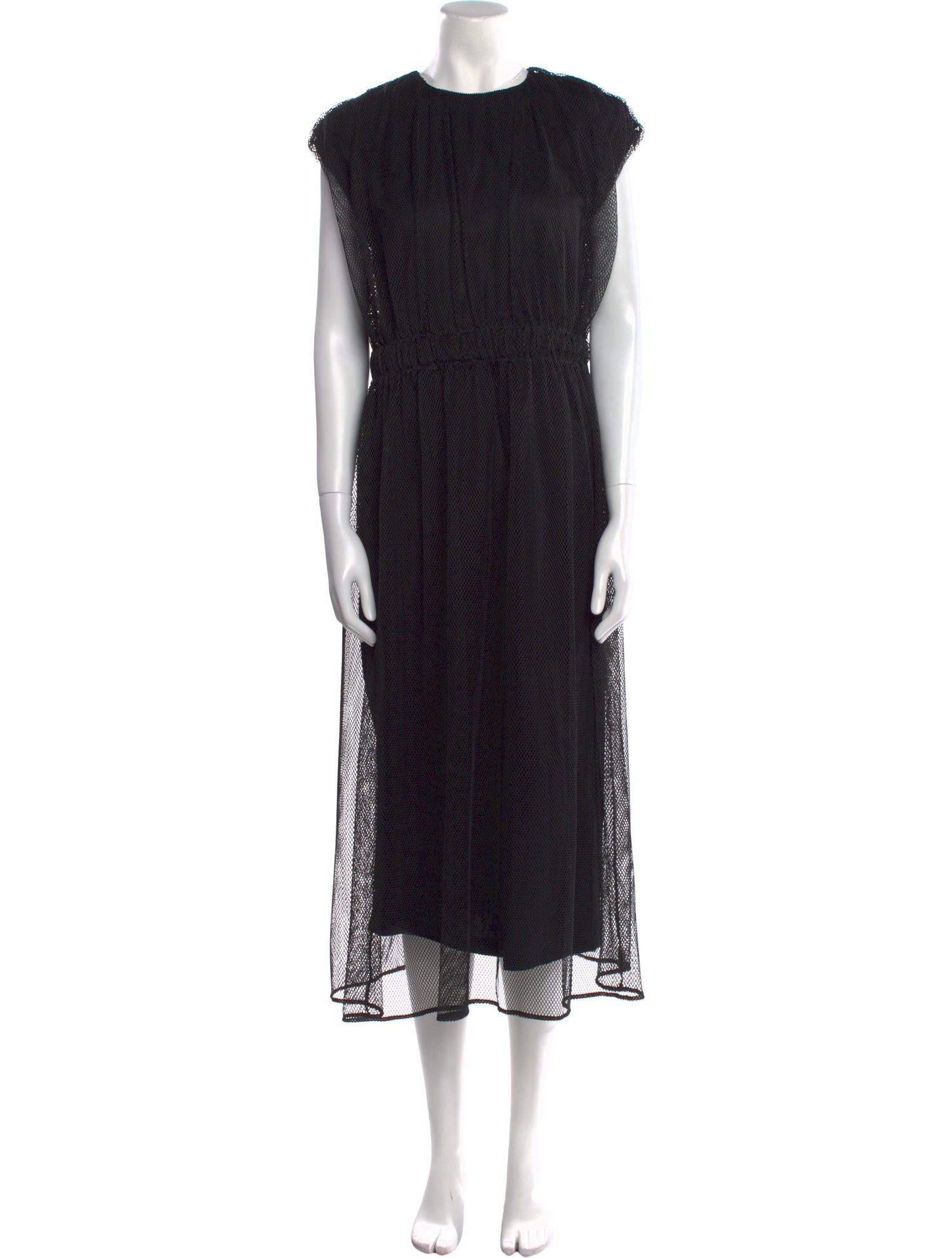 Moncler Mesh Long Dress
