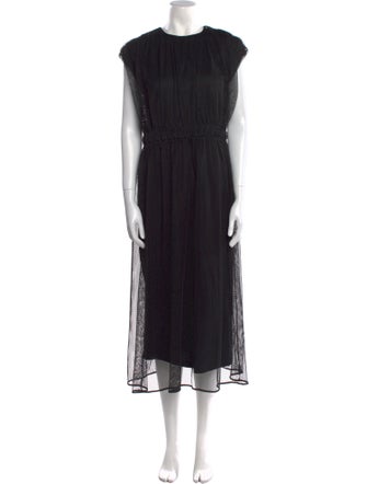 Moncler Mesh Long Dress
