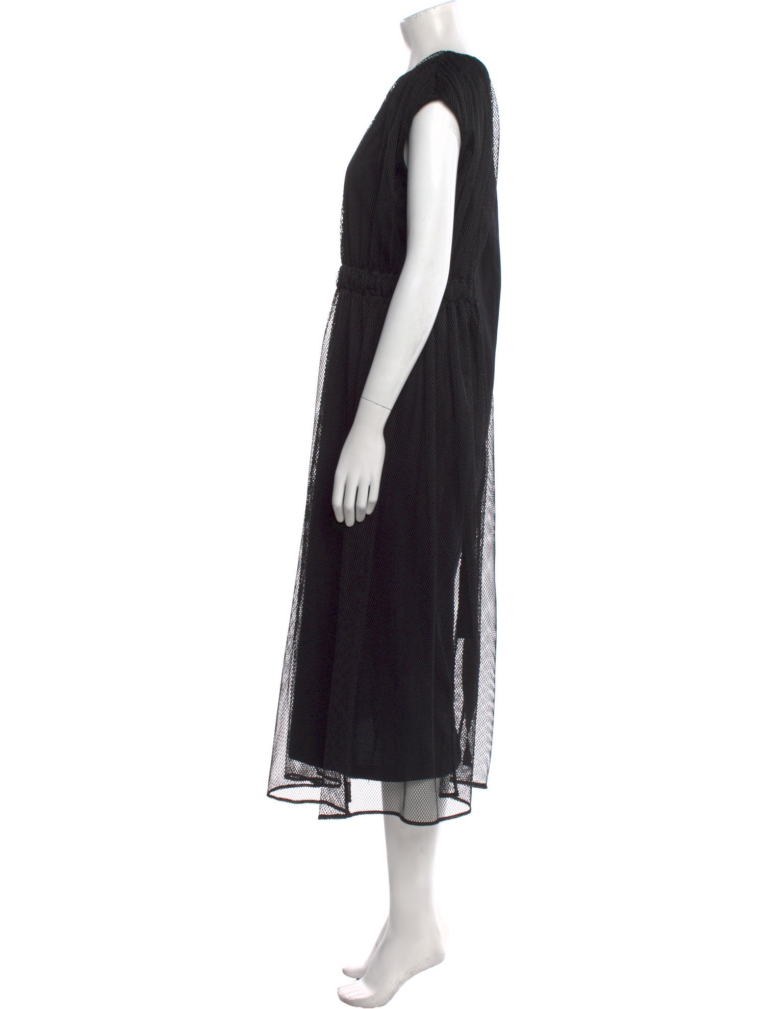 Moncler Mesh Long Dress