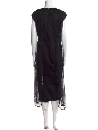 Moncler Mesh Long Dress