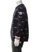 Moncler Printed Crew Neck Sweatshirt