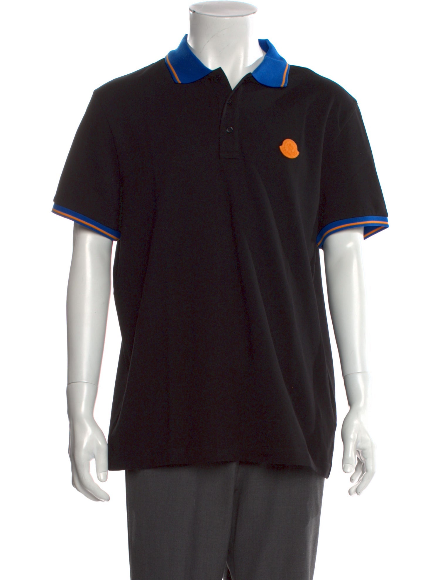 Moncler Collar Short Sleeve Polo Shirt w/ Tags