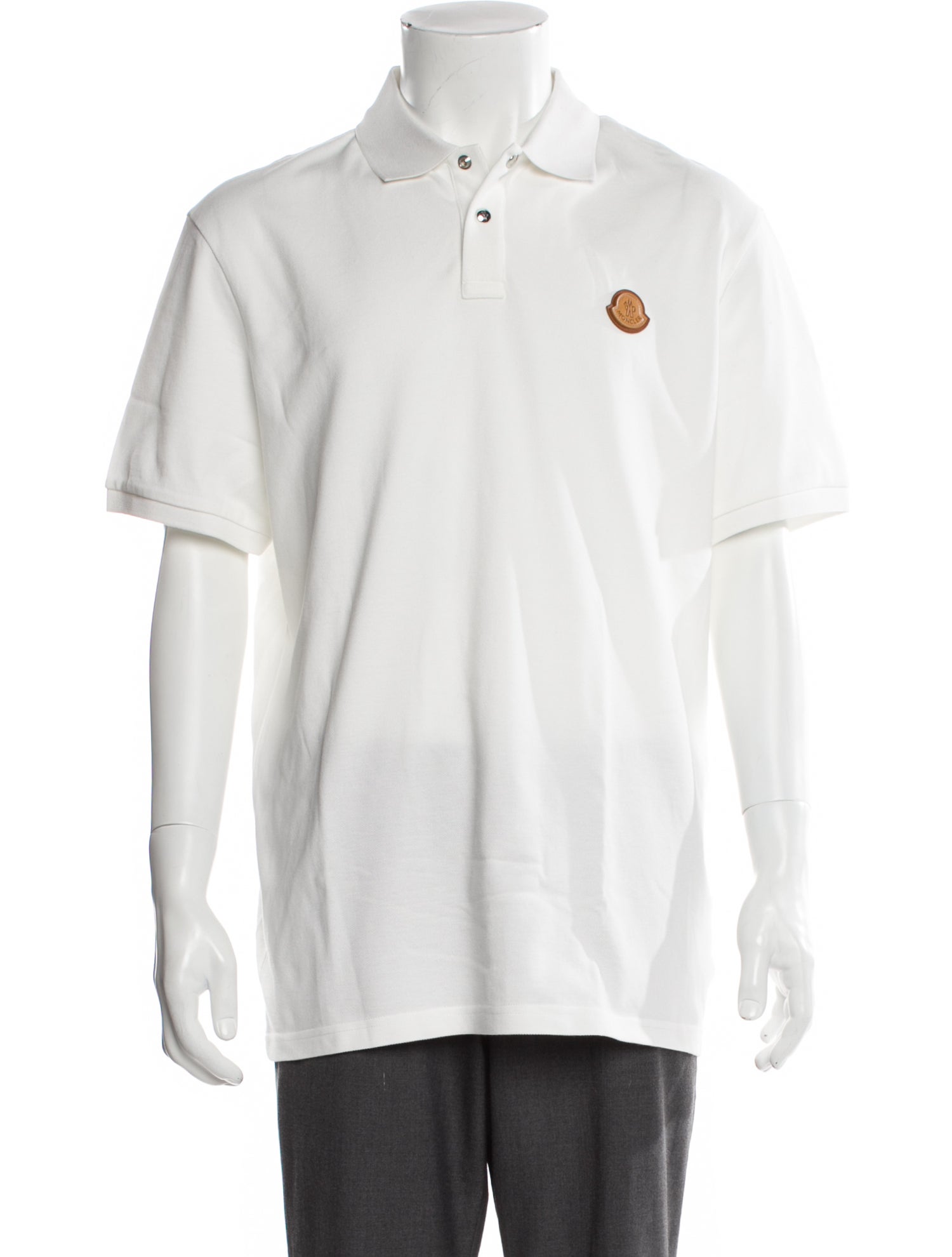 Moncler Collar Short Sleeve Polo Shirt