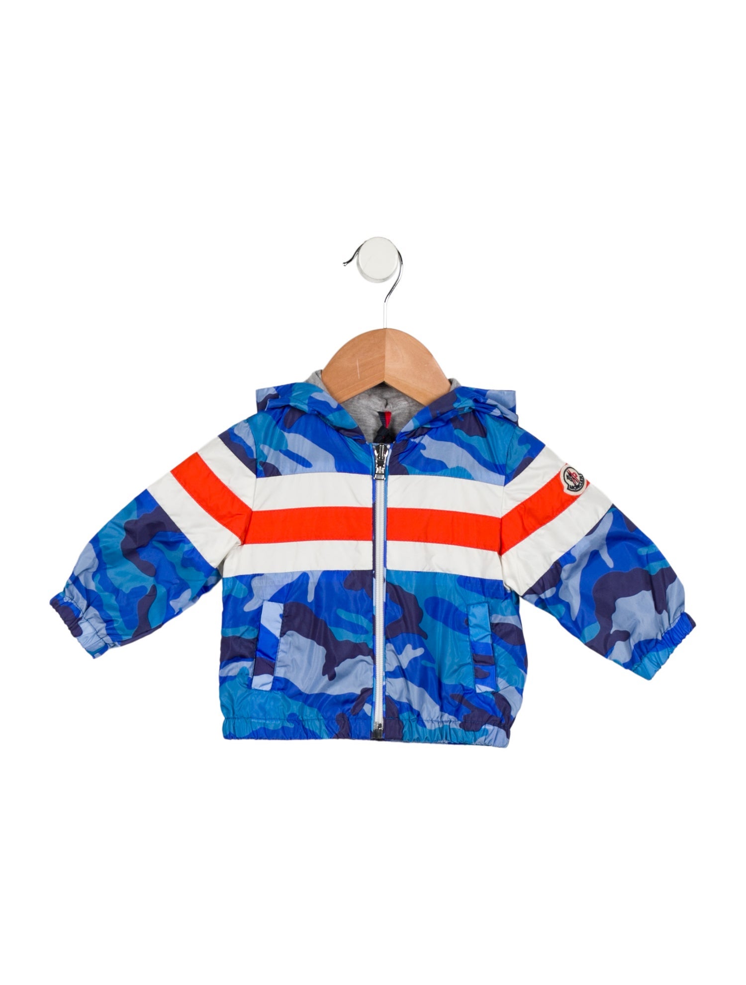 Moncler Boys' Camo Rain Jacket